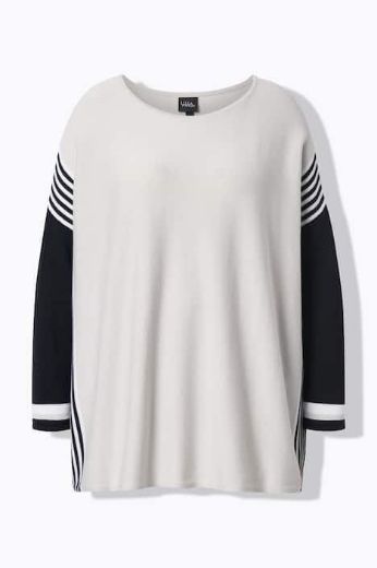 Moda za polnejše Pulover dugih rukava plus velikost, xxl, Ulla Popken in Johann Popken (JP1880)