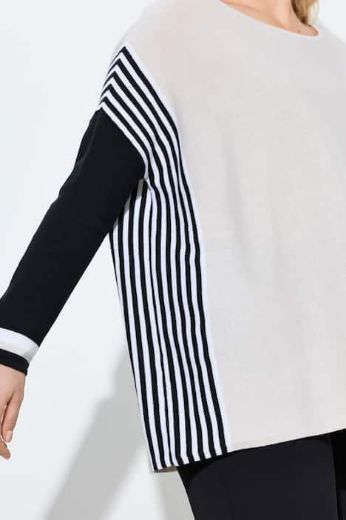 Moda za polnejše Pulover dugih rukava plus velikost, xxl, Ulla Popken in Johann Popken (JP1880)