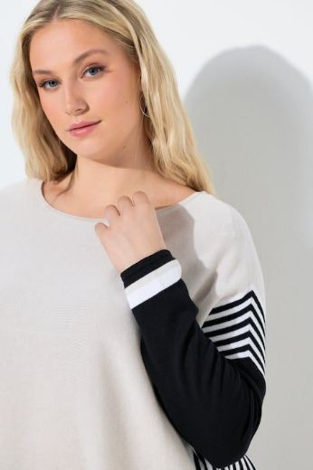 Moda za polnejše Pulover dugih rukava plus velikost, xxl, Ulla Popken in Johann Popken (JP1880)