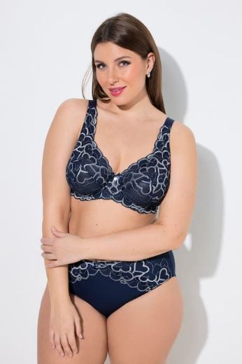 Moda za polnejše Grudnjak sa žicom s dodatkom ukrasne čipke plus velikost, xxl, Ulla Popken in Johann Popken (JP1880)