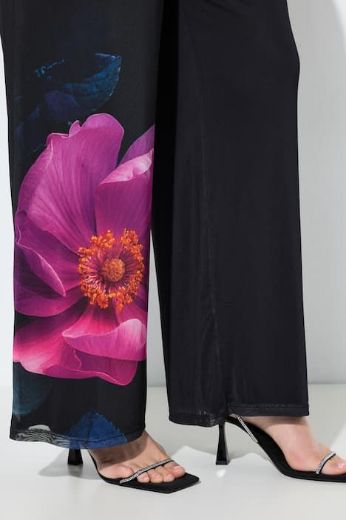 Moda za polnejše Hlače elegantne od šifona širokih nogavica plus velikost, xxl, Ulla Popken in Johann Popken (JP1880)