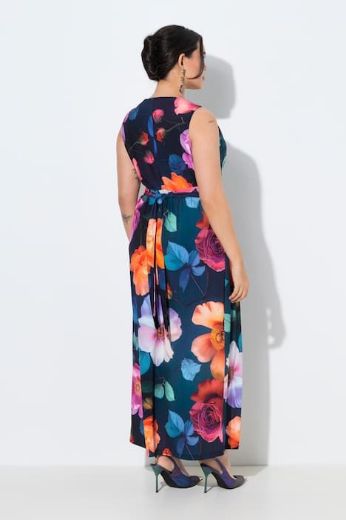 Moda za polnejše Haljina elegantna maxi bez rukava A kroja plus velikost, xxl, Ulla Popken in Johann Popken (JP1880)