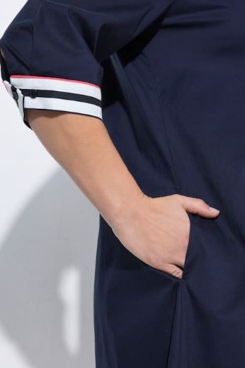 Moda za polnejše Haljina midi 3/4 rukava A kroja plus velikost, xxl, Ulla Popken in Johann Popken (JP1880)