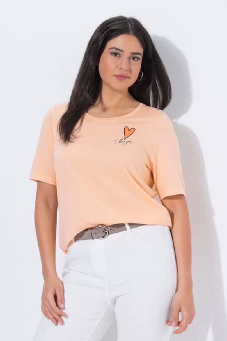 Moda za polnejše Majica kratkih rukava plus velikost, xxl, Ulla Popken in Johann Popken (JP1880)