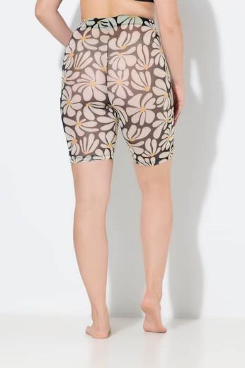 Moda za polnejše Hlače biciklističke kratkih nogavica  cvjetni uzorak plus velikost, xxl, Ulla Popken in Johann Popken (JP1880)