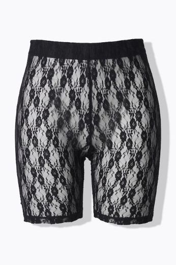 Moda za polnejše Hlače biciklističke kratkih nogavica  čipkaste plus velikost, xxl, Ulla Popken in Johann Popken (JP1880)