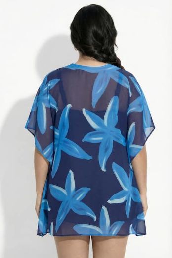 Moda za polnejše Tunika poludugih rukava V izrez cvjetni uzorak plus velikost, xxl, Ulla Popken in Johann Popken (JP1880)