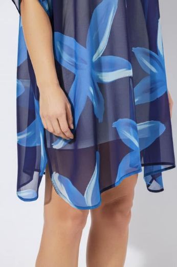 Moda za polnejše Tunika poludugih rukava V izrez cvjetni uzorak plus velikost, xxl, Ulla Popken in Johann Popken (JP1880)