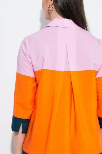 Moda za polnejše Haljina midi 3/4 rukavi s kragnom plus velikost, xxl, Ulla Popken in Johann Popken (JP1880)