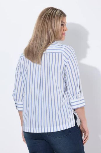Moda za polnejše Tunika 3/4 rukavi prugasta plus velikost, xxl, Ulla Popken in Johann Popken (JP1880)
