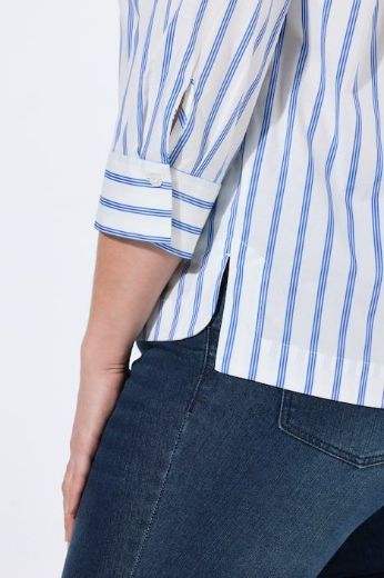 Moda za polnejše Tunika 3/4 rukavi prugasta plus velikost, xxl, Ulla Popken in Johann Popken (JP1880)