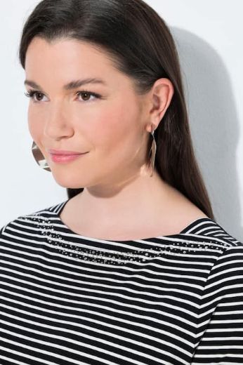 Moda za polnejše Majica kratkih rukava pamučna plus velikost, xxl, Ulla Popken in Johann Popken (JP1880)