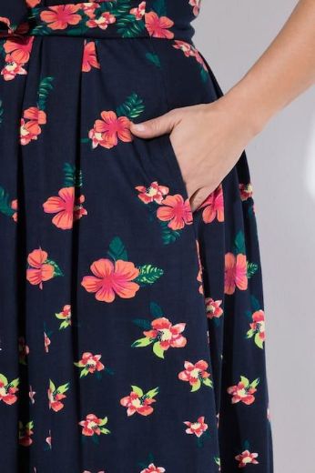 Moda za polnejše Haljina maxi kratkih rukava plus velikost, xxl, Ulla Popken in Johann Popken (JP1880)