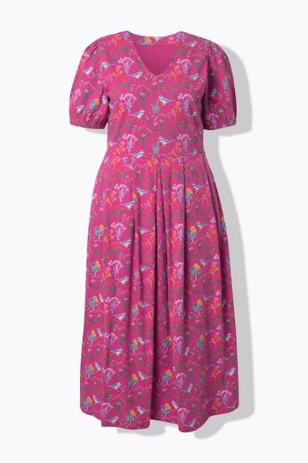 Moda za polnejše Haljina maxi kratkih rukava plus velikost, xxl, Ulla Popken in Johann Popken (JP1880)