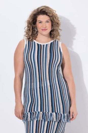 Moda za polnejše Majica bez rukava pletena okrulog ovratnika plus velikost, xxl, Ulla Popken in Johann Popken (JP1880)