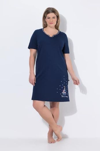 Moda za polnejše Spavaćica kratkih rukava 2 u paketu plus velikost, xxl, Ulla Popken in Johann Popken (JP1880)