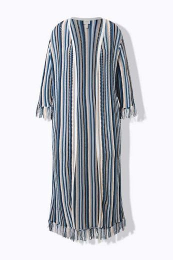 Moda za polnejše Kardigan 3/4 rukava dužeg kroja plus velikost, xxl, Ulla Popken in Johann Popken (JP1880)