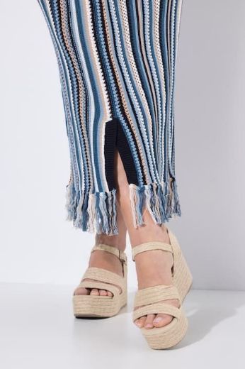 Moda za polnejše Suknja pletena s resicama elastičnog struka plus velikost, xxl, Ulla Popken in Johann Popken (JP1880)