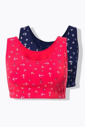 Moda za polnejše Grudnjak sportski 2 komada plus velikost, xxl, Ulla Popken in Johann Popken (JP1880)