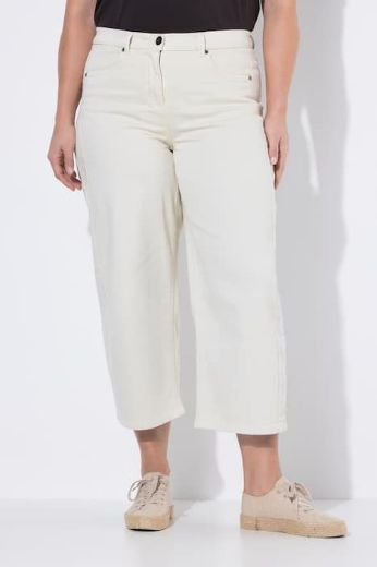 Moda za polnejše Hlače širokih nogavica traper plus velikost, xxl, Ulla Popken in Johann Popken (JP1880)