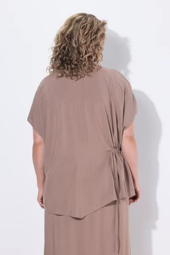 Moda za polnejše Tunika kratkih rukava s vezicom za zatezanje plus velikost, xxl, Ulla Popken in Johann Popken (JP1880)