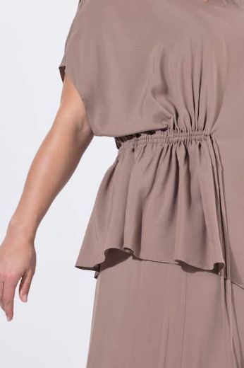 Moda za polnejše Tunika kratkih rukava s vezicom za zatezanje plus velikost, xxl, Ulla Popken in Johann Popken (JP1880)