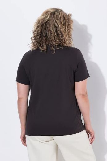 Moda za polnejše Majica kratkih rukava pletenog džepa pamučna plus velikost, xxl, Ulla Popken in Johann Popken (JP1880)