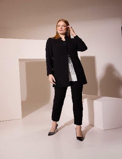 Lagani sakoi za polnejše ženske in moške, plus velikost Lagani sakoi xxl Ulla Popken in Johann Popken (JP1880)