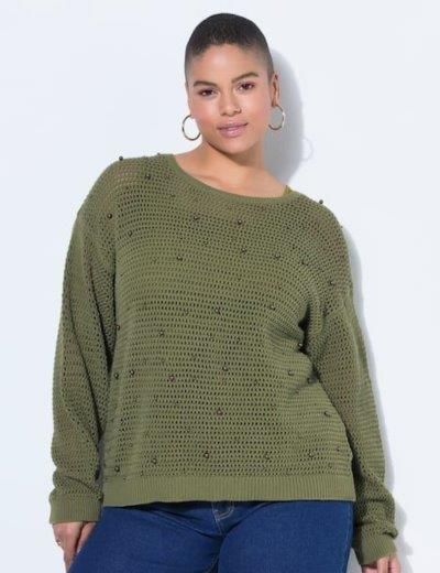 Puloveri SU za polnejše ženske in moške, plus velikost Puloveri SU xxl Ulla Popken in Johann Popken (JP1880)