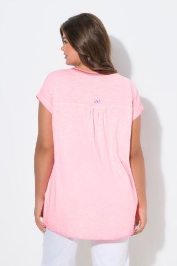 Moda za polnejše Majica kratkih rukava V ovratnika plus velikost, xxl, Ulla Popken in Johann Popken (JP1880)