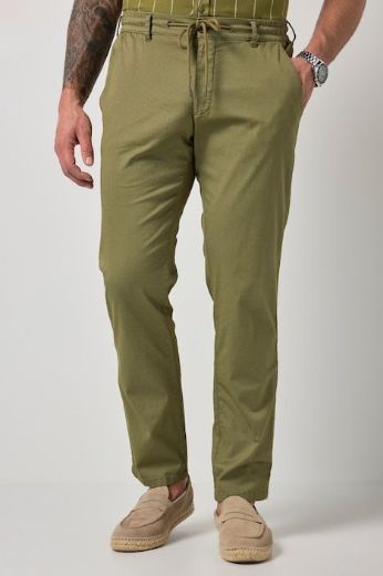 Moda za polnejše Hlače chino na vezanje plus velikost, xxl, Ulla Popken in Johann Popken (JP1880)
