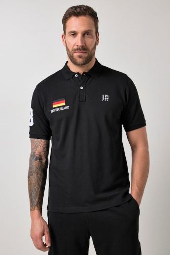 Moda za polnejše Majica polo kratkih rukava plus velikost, xxl, Ulla Popken in Johann Popken (JP1880)