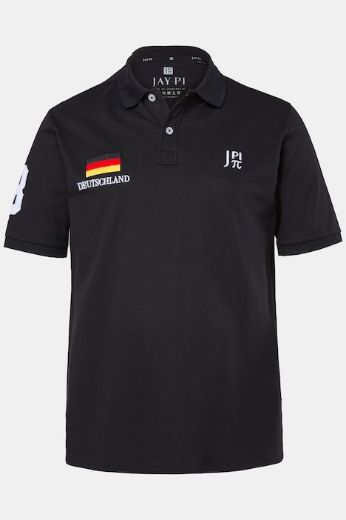 Moda za polnejše Majica polo kratkih rukava plus velikost, xxl, Ulla Popken in Johann Popken (JP1880)