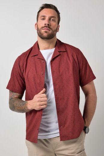 Moda za polnejše Košulja kratkih rukava lanena plus velikost, xxl, Ulla Popken in Johann Popken (JP1880)