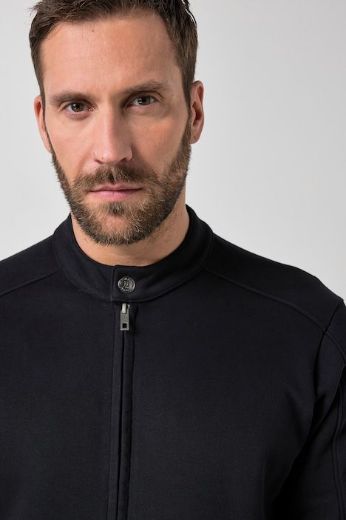 Moda za polnejše Majica dugih rukava s patentnim zatvaračem plus velikost, xxl, Ulla Popken in Johann Popken (JP1880)