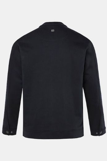 Moda za polnejše Majica dugih rukava s patentnim zatvaračem plus velikost, xxl, Ulla Popken in Johann Popken (JP1880)