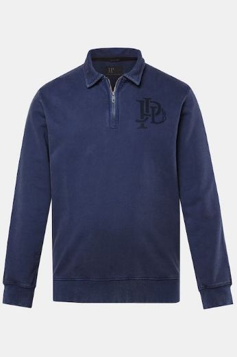 Moda za polnejše Majica dugih rukava s patentnim zatvaračem plus velikost, xxl, Ulla Popken in Johann Popken (JP1880)