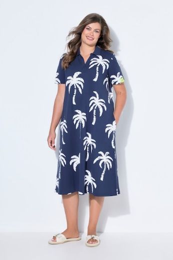 Moda za polnejše Haljina 1/2 rukava s kragnom plus velikost, xxl, Ulla Popken in Johann Popken (JP1880)