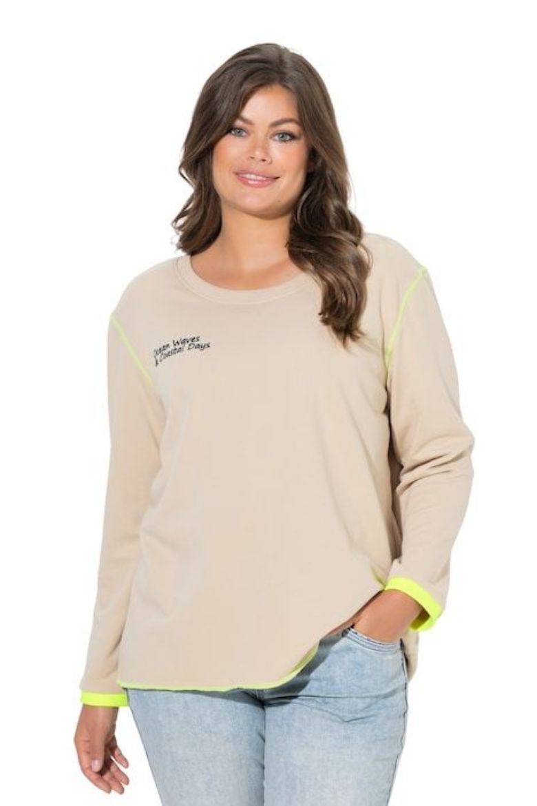 Moda za polnejše Majica dugih rukava plus velikost, xxl, Ulla Popken in Johann Popken (JP1880)