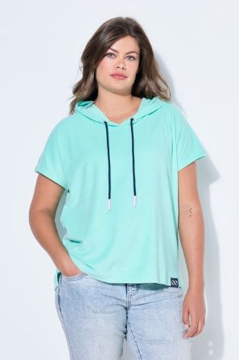 Moda za polnejše Majica kratkih rukava s kapuljačom plus velikost, xxl, Ulla Popken in Johann Popken (JP1880)