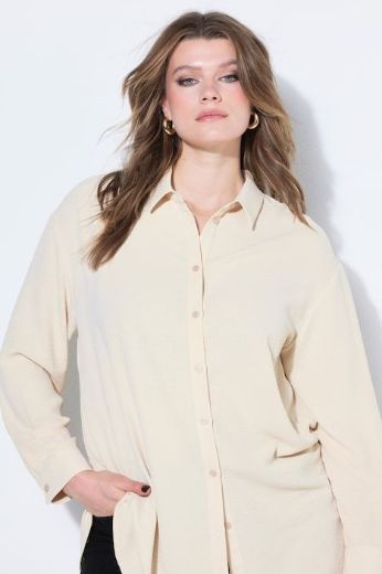 Moda za polnejše Bluza krep plus velikost, xxl, Ulla Popken in Johann Popken (JP1880)