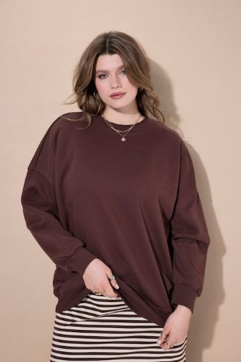 Moda za polnejše Majica dugih rukava šireg kroja plus velikost, xxl, Ulla Popken in Johann Popken (JP1880)