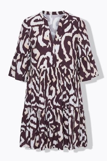 Moda za polnejše Haljina kratkih rukava A kroja plus velikost, xxl, Ulla Popken in Johann Popken (JP1880)