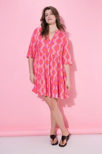 Moda za polnejše Haljina 3/4 rukava A kroja plus velikost, xxl, Ulla Popken in Johann Popken (JP1880)