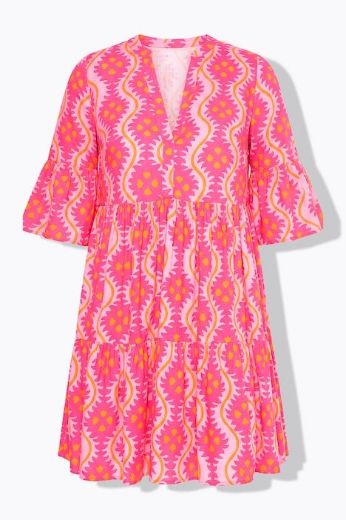 Moda za polnejše Haljina 3/4 rukava A kroja plus velikost, xxl, Ulla Popken in Johann Popken (JP1880)