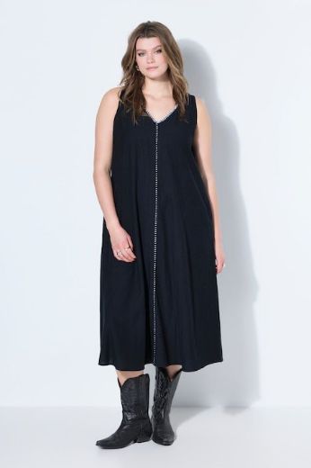 Moda za polnejše Haljina maxi bez rukava A kroja plus velikost, xxl, Ulla Popken in Johann Popken (JP1880)