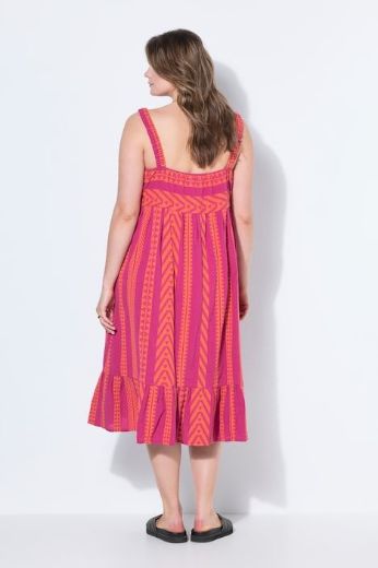 Moda za polnejše Haljina midi bez rukava A kroja plus velikost, xxl, Ulla Popken in Johann Popken (JP1880)