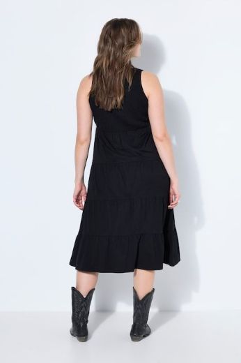 Moda za polnejše Haljina midi bez rukava A kroja plus velikost, xxl, Ulla Popken in Johann Popken (JP1880)