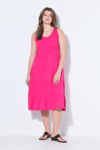 Moda za polnejše Haljina midi bez rukava A kroja plus velikost, xxl, Ulla Popken in Johann Popken (JP1880)