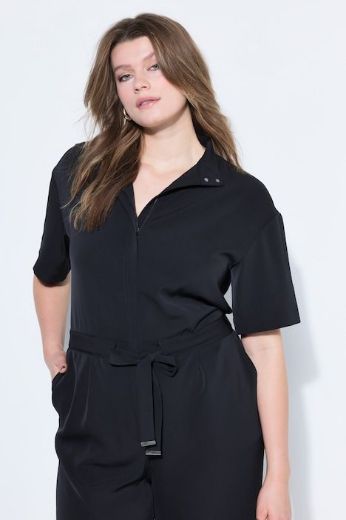 Moda za polnejše Kombinezon kratkih rukava šireg kroja plus velikost, xxl, Ulla Popken in Johann Popken (JP1880)